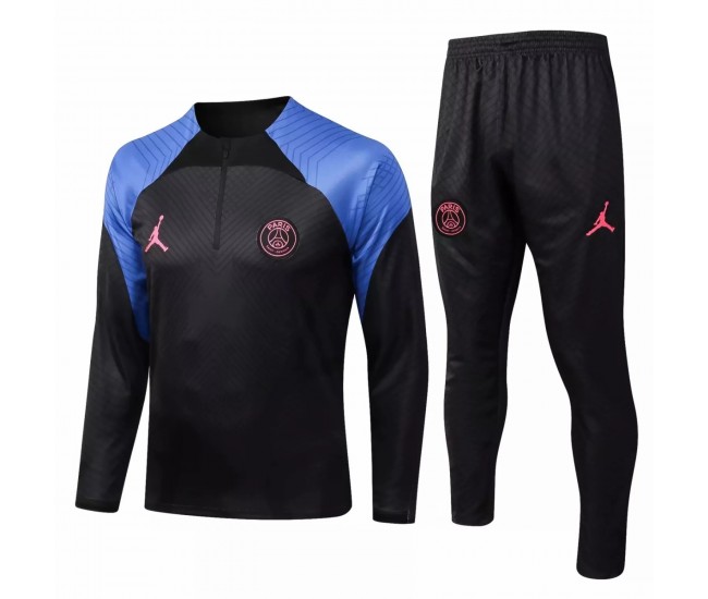 2022-23 PSG Jordan Black Training Technical Soccer Tracksuit