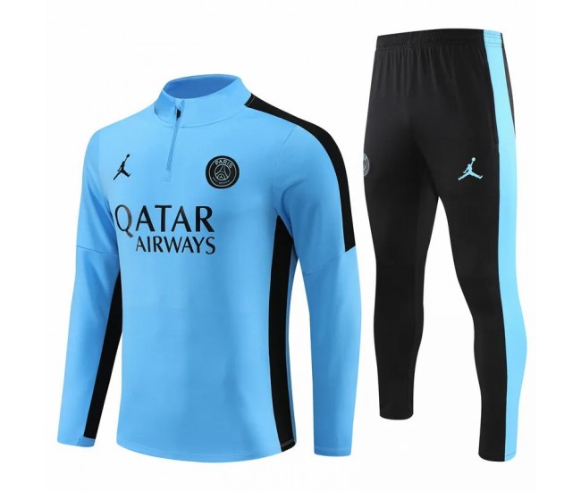 23-24 Jordan PSG Blue Training Technical Soccer Tracksuit