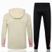 24-25 PSG Jordan Mens Beige Training Hooded Technical Tracksuit