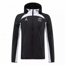 2022-23 PSG Jordan Mens Black Windrunner Soccer Jacket