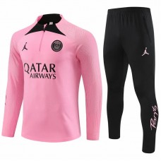 23-24 Jordan PSG Pink Training Technical Soccer Tracksuit