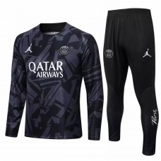 2022-23 PSG Jordan Black Training Technical Soccer Tracksuit 2022-23 PSG Jordan Black Training Technical Soccer Tracksuit
