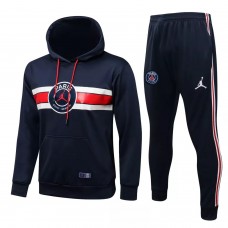 2021-22 PSG X Jordan Navy Hooded Training Technical Football Tracksuit 2021-22 PSG X Jordan Navy Hooded Training Technical Football Tracksuit