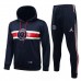 2021-22 PSG X Jordan Navy Hooded Training Technical Football Tracksuit