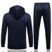 2021-22 PSG X Jordan Navy Hooded Training Technical Football Tracksuit