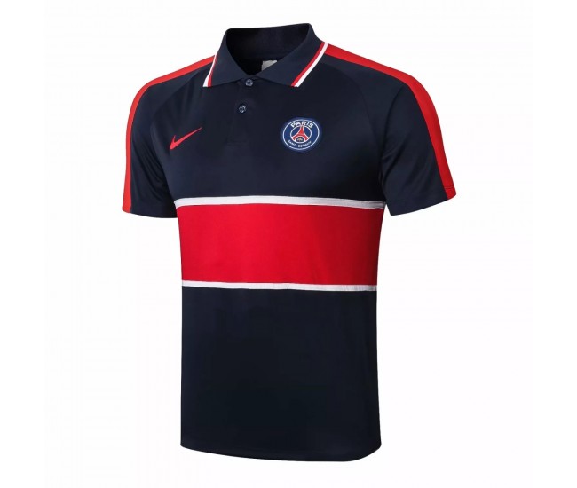 PSG Nike Navy Polo Shirt 2020