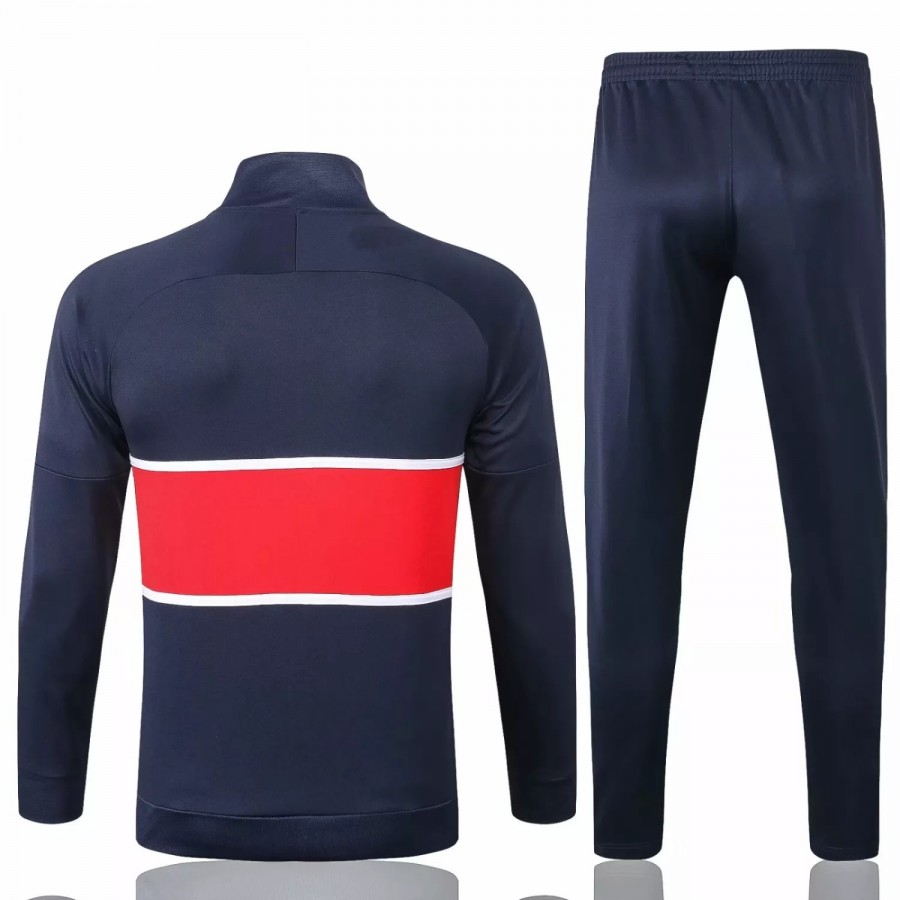 Cheap PSG Navy Training Presentation Soccer Tracksuit 2020