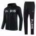 Jordan X Psg Black Football Presentation Tracksuit Black 2021