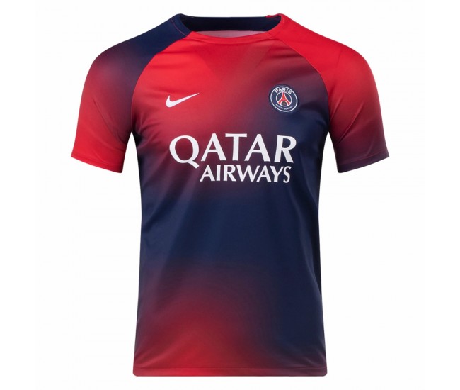 2023-24 Paris Saint-Germain Mens Pre Match Jersey