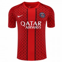 25-26 Paris Saint-Germain Mens Pre Match Jersey Red
