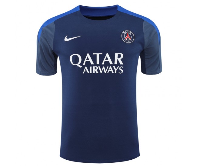 25-26 Paris Saint-Germain Mens Pre Match Jersey Navy