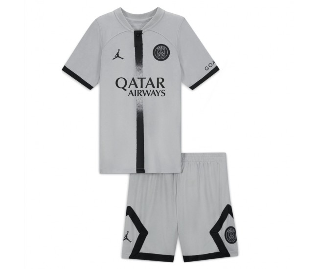 2022-23 Paris Saint-Germain Away Kids kit
