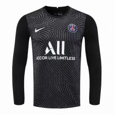 Paris Saint Germain Goalkeeper Long Sleeve Shirt Black 2021