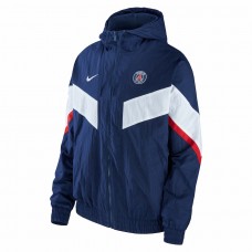 Paris Saint-Germain Navy Strike Anthem Full-Zip Hoodie Soccer Jacket