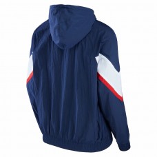 Paris Saint-Germain Navy Strike Anthem Full-Zip Hoodie Soccer Jacket