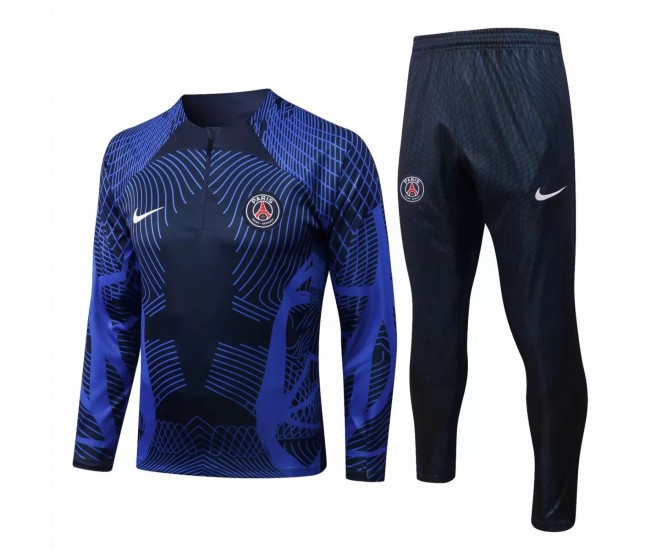 2022-23 PSG Navy Training Technical Soccer Tracksuit