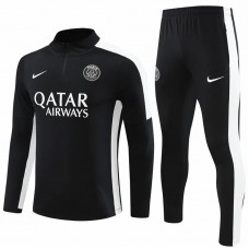 23-24 PSG Black Training Technical Soccer Tracksuit