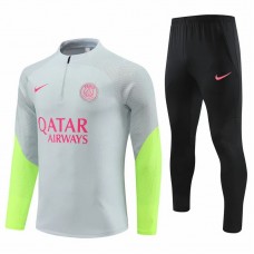 23-24 PSG Grey Training Technical Soccer Tracksuit