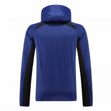 2022 PSG Jordan Blue All Weather Windrunner Soccer Jacket
