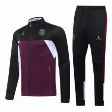 PSG Jordan Football Training Presentation Tracksuit Black 2021