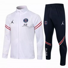 2021-22 PSG Jordan Soccer Training Presentation Tracksuit White