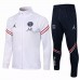 PSG Jordan Football Training Presentation Tracksuit White 2021 2022