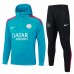 24-25 PSG Mens Blue Training Hooded Technical Tracksuit