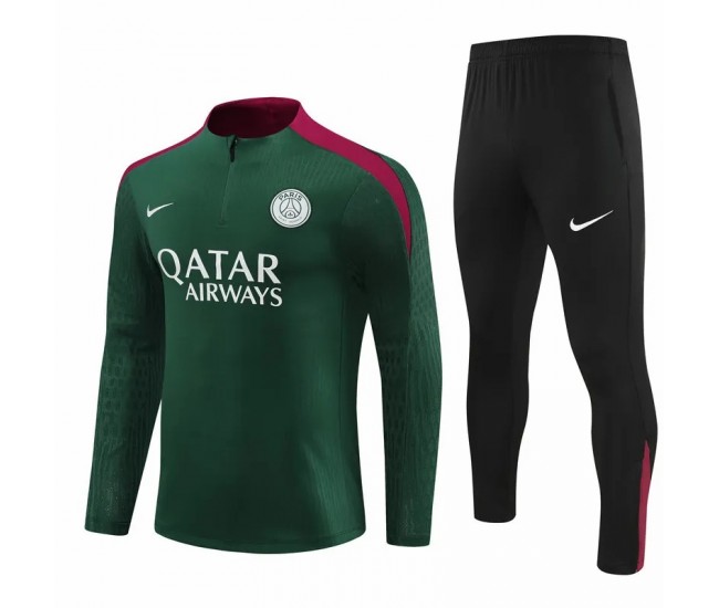 24-25 PSG Mens Green Training Technical Tracksuit