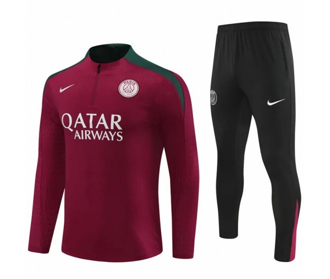 24-25 PSG Mens Red Training Technical Tracksuit