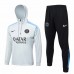 24-25 PSG Mens White Training Hooded Technical Tracksuit