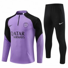 23-24 PSG Purple Training Technical Soccer Tracksuit