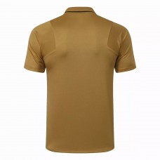 PSG Training Polo Shirt Gold 2021 2022