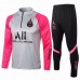 PSG Jordan Training Technical Football Tracksuit Grey Pink 2021 2022