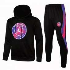 PSG X Jordan Black Football Presentation Tracksuit 2021 2022