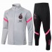 PSG X Jordan Light Grey Training Football Tracksuit 2021 2022