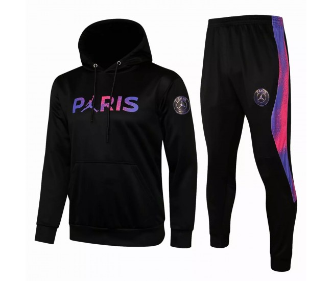 PSG X Jordan Technical Football Tracksuit Black 2021 2022