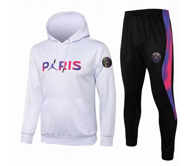 PSG X Jordan Technical Football Tracksuit White 2021 2022