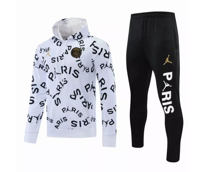 Psg X Jordan Technical Football Tracksuit White ​2021