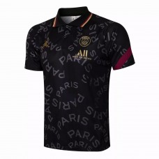 PSG X Jordan Training Polo Shirt Black 2021 2022