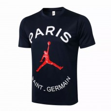 PSG X Jordan Wordmark Shirt Navy 2021 2022