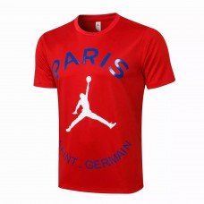 PSG X Jordan Wordmark Shirt Red 2021 2022