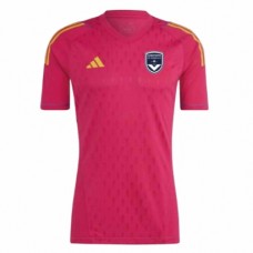 2023-24 FC Girondins De Bordeaux Men's Pink Goalkeeper Jersey