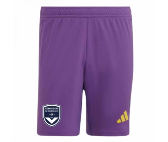 2023-24 FC Girondins De Bordeaux Men's Pink Goalkeeper Shorts