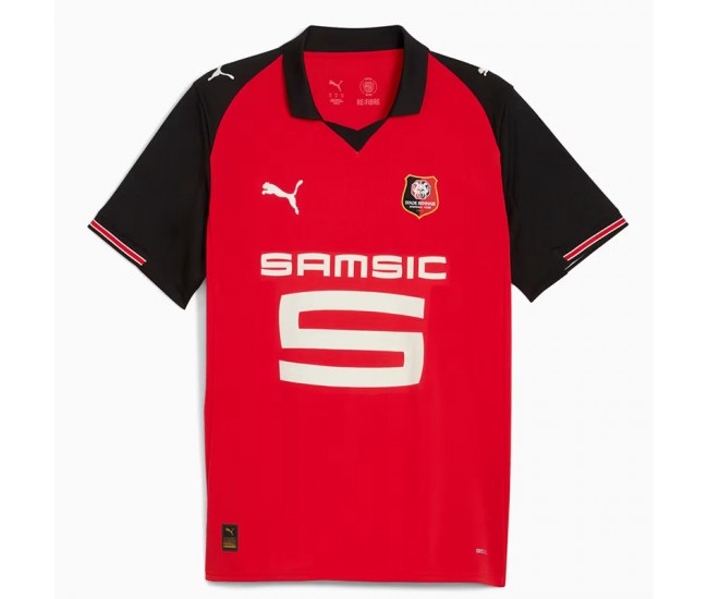 25-26 Stade Rennais Mens Home Soccer Jersey 