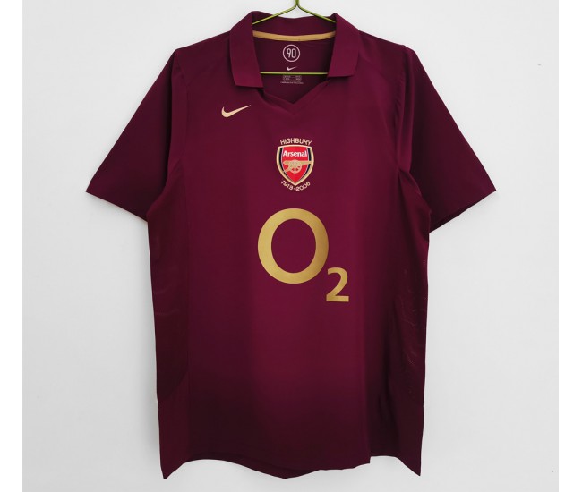 2005-2006 Arsenal FC Home Retro Jersey 