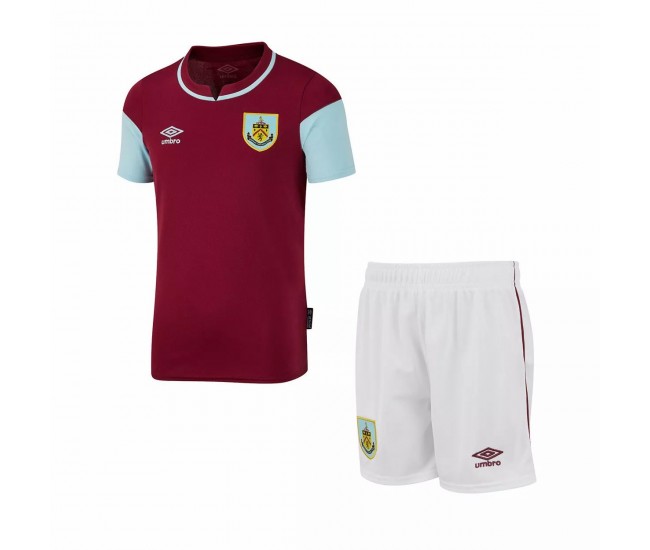 Burnley FC Home Football Kids Kit 2021