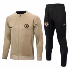 2022-23 Chelsea FC Beige Training Presentation Soccer Tracksuit 2022-23 Chelsea FC Beige Training Presentation Soccer Tracksuit