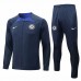 2022-23 Chelsea FC Navy Training Presentation Soccer Tracksuit