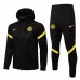 2021-22 Chelsea Black Hooded Presentation Soccer Tracksuit