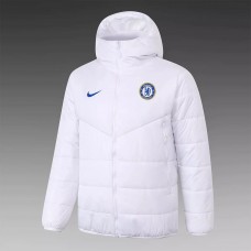 Chelsea Training Football Winter Jacket White 2021